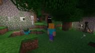 Wearing a carved pumpkin will ensure you don't upset endermen with eye contact (Image via Mojang)